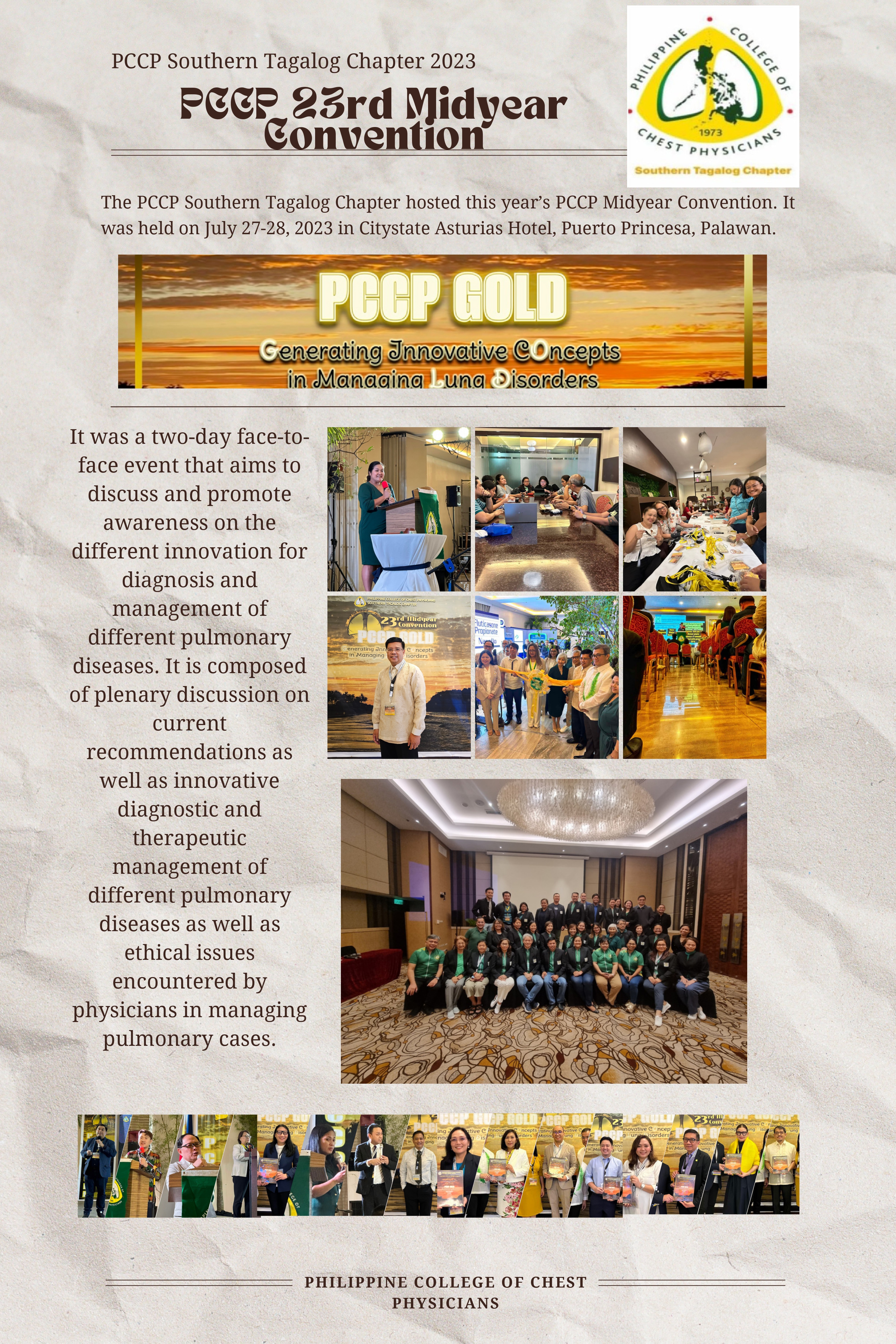Southern Tagalog Chapter of The Philippine College of  Chest Physicians (PCCP)
